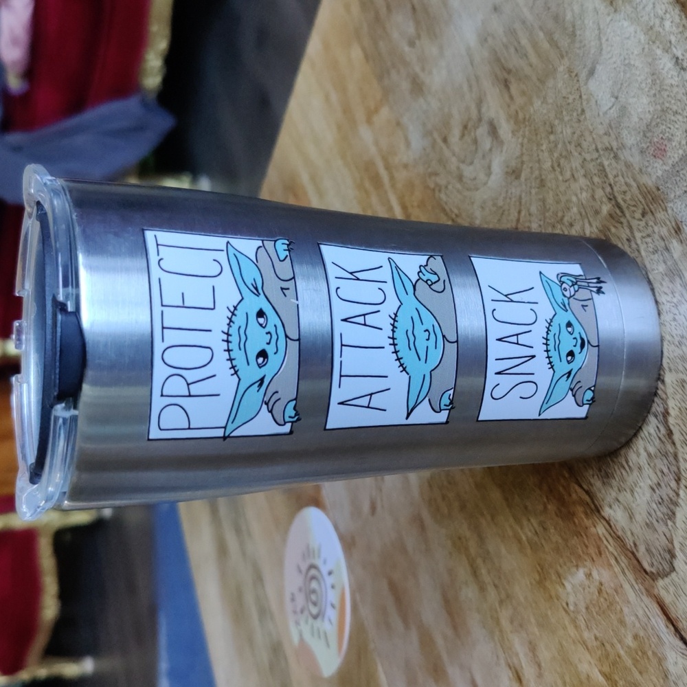 Grogu Stainless Steel Tumbler